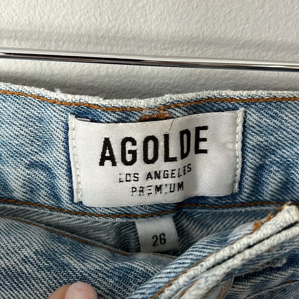 * Agolde Denim Shorts Size 26 - Picture 3 of 12